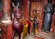 Vietnam: The King of Hell's Lucky Horse with attendant, Jade Emperor Pagoda, Ho Chi Minh City (Saigon)